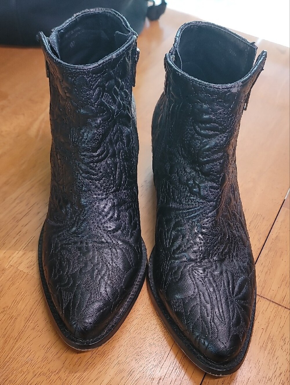 Free People "Barclay" Embroidered Ankle Boots from the FP Collection. - Picture 14 of 14